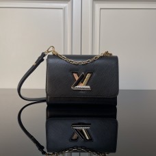 Louis Vuitton M21031 Bolsa Média Torcida Preta