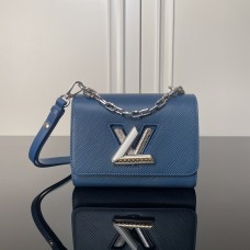 Louis Vuitton M21033 Bolsa Pequena Torcida Azul