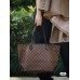 Louis Vuitton M41358 Bolsos shopping a cuadros Neverfull MM Damier Ebene