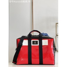 Louis Vuitton M42233 Dokumen Pelayaran Neo Porte Hitam dan Merah