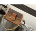 Tas Bahu Wanita LOUIS VUITTON M44391 Coklat Medium DAUPHINE MM