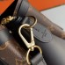 Louis Vuitton New Big M44817 Schwarze offene Handtasche