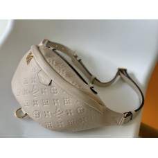 Polna usnjena naprsna torba Louis Vuitton M44836 bela/M44812 črna