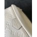 Louis Vuitton Bolso de pecho de cuero completo M44836 Blanco / M44812 Negro