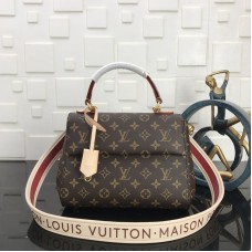 Tas tangan Louis Vuitton CLUNY BB M44863 Kanvas berlapis monogram