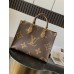 Louis Vuitton M45321 Сумка Onthego среднего размера с кожаным ремешком на плечо