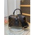 Louis Vuitton nuevo ~M45571 bolso PETITE MALLE SOUPLE negro