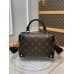 Louis Vuitton nova bolsa ~M45571 preta PETITE MALLE SOUPLE