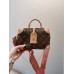 Louis Vuitton new ~M45571 black PETITE MALLE SOUPLE handbag