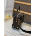 Louis Vuitton nova bolsa ~M45571 preta PETITE MALLE SOUPLE