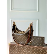 Louis Vuitton M46311 Loop Hobo Bag Monogram Canvas lv Ročne torbice