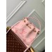 Louis Vuitton M46492 Pacote de verão com serigrafia rosa Monograma Empreinte Bolsas de couro