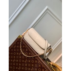 Louis Vuitton_M82210 Weißes Vollleder~M81911 Alte Blumenbrieftasche