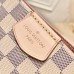 Louis Vuitton N42233 большая розовая сумка для покупок в белой сетке: стильно