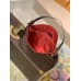 Louis Vuitton N44044 bolso GRAceful rojo con rejilla de café pequeño