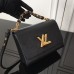 Louis Vuitton Twist Medium Bag M59887 Женские сумки из зернистой кожи Epi Twist MM