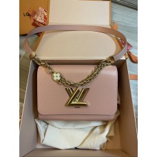 Louis Vuitton LV Twist Bag Twist MM Epi Металлизированные женские сумки M21313