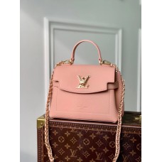 Розовая мини-сумка Louis Vuitton M21088 Lockme Ever