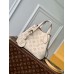 Louis Vuitton M21849 Cremefarbene kleine Tasche mit Blütenmuster