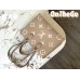 Louis Vuitton M45494 Bolso pequeño Onthego con estampado gris elefante