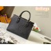 Louis Vuitton M45653 Tas Tote Kecil Onthego Timbul Hitam