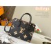 Louis Vuitton M45659 Tas Tote Kecil Onthego Print Hitam Putih