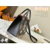 Louis Vuitton M45659 Tas Tote Kecil Onthego Print Hitam Putih