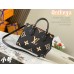 Louis Vuitton M45659 Black and White Print Onthego Small Tote Bag