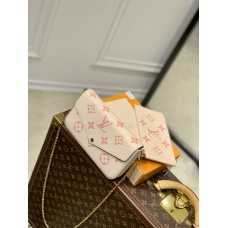 Louis Vuitton Pochette félicie Bolsa com corrente - M82047 Monogram Empreinte Couro