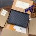 Louis Vuitton Monograma Eclipse Pochette Voyage Médio M41696