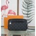 Louis Vuitton Clutch Kasai de lona con monograma recubierto de grafito Damier M42838