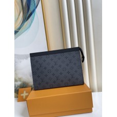 Серый клатч с цветком Louis Vuitton POCHETTE VOYAGE — M69535