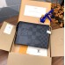 Louis Vuitton N60444 Клатч Damier из графитовой 3D парусины