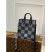 Tas Louis Vuitton Sac Plat XS - N60479 Hitam