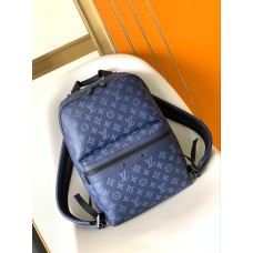 حقيبة ظهر Louis Vuitton M45728 Sprinter Monogram Shadow Sprinter باللون الأزرق