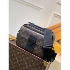 Louis Vuitton S Lock Messenger Bag – M45806 Monogramm Makassar-Canvas