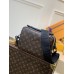 Bolsa mensageiro Louis Vuitton S Lock - M45806 Monograma Macassar Canvas