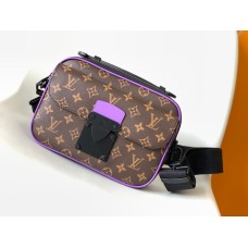 Louis Vuitton Monogram S Lock Messenger Bag - Lila M46243