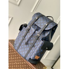 Louis Vuitton Christopher MM Navy hátizsák M46338