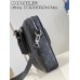 Маленький портфель Louis Vuitton Voyage M46457 Black Flower Porte-Documents Voyage PM Monogram Eclipse - Мужской