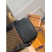 Louis Vuitton Bolsa mensageiro preta S Lock M58489