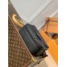 Louis Vuitton Bolsa mensageiro preta S Lock M58489