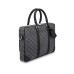 حقيبة Louis Vuitton Voyage الصغيرة N40445، قماش أسود شبكي، Porte-Documents Voyage PM Damier Graphite - للرجال