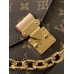 Louis Vuitton hardware todo em aço M46279 bolsa carteiro presbiópica LV