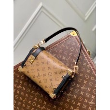 Louis Vuitton M46358 bolso pm con baúl lateral y flor amarilla