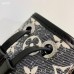 Louis Vuitton mini cubo M46449 - NANO NOé Bolso Monogram Jacquard Denim