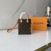 Louis Vuitton M81295 Bolso Petit Sac Plat de edición mejorada premium Lona con monograma