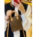 Louis Vuitton M81295 Bolso Petit Sac Plat de edición mejorada premium Lona con monograma