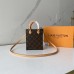 Louis Vuitton M81295 Bolso Petit Sac Plat de edición mejorada premium Lona con monograma