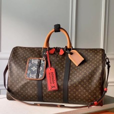 لويس فويتون M56855 طول النظر الشيخوخي KEEPALL BANDOULIERE - Collage St